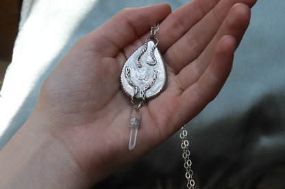 Winter Aglow - Pendant Necklace